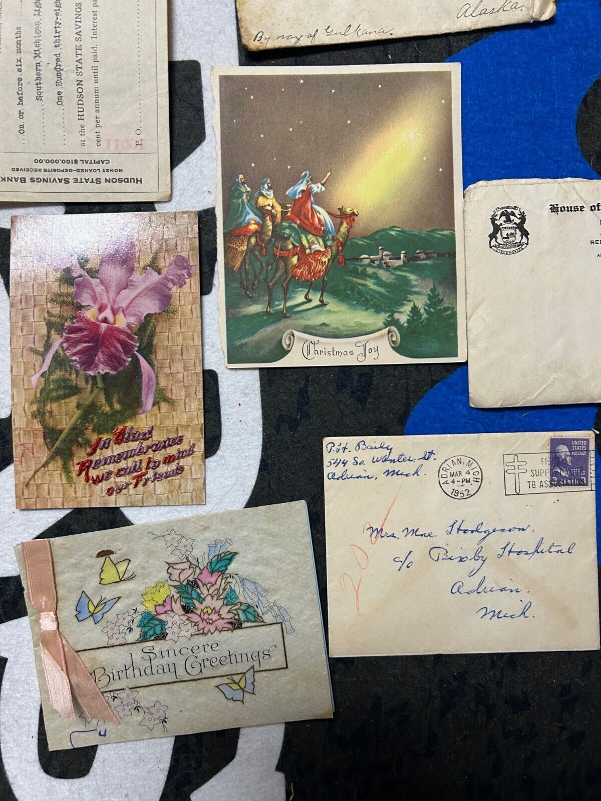 Old Letters Covers Stamps  revenue stamps 1800S - 1900S.  40 Items+ Michigan