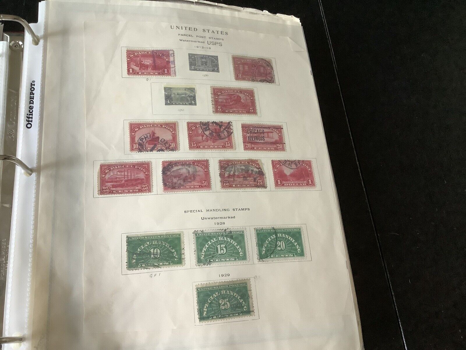 950+ US Stamp Collection 1800 s - 1900 s Stamps 1800s 1900s with binder