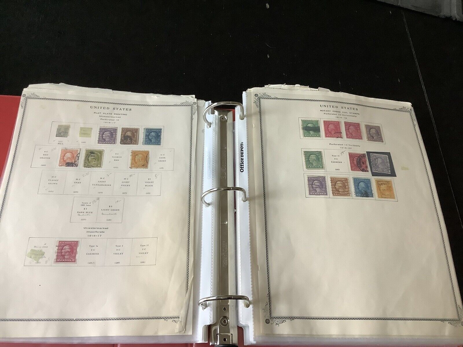 950+ US Stamp Collection 1800 s - 1900 s Stamps 1800s 1900s with binder