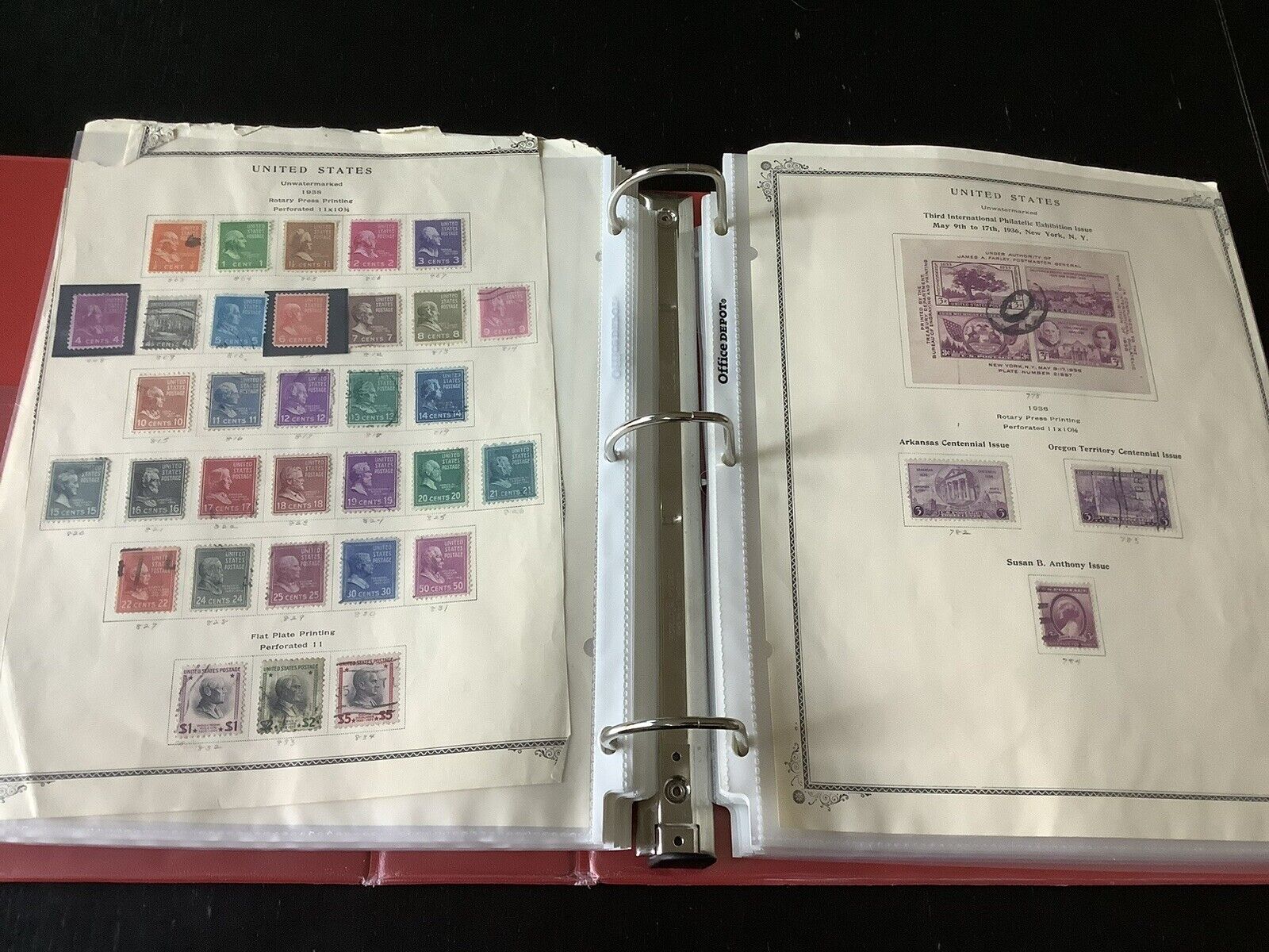 950+ US Stamp Collection 1800 s - 1900 s Stamps 1800s 1900s with binder