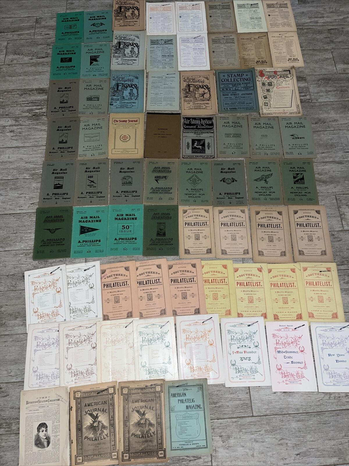 philatelic lot Late 1800s Early 1900s