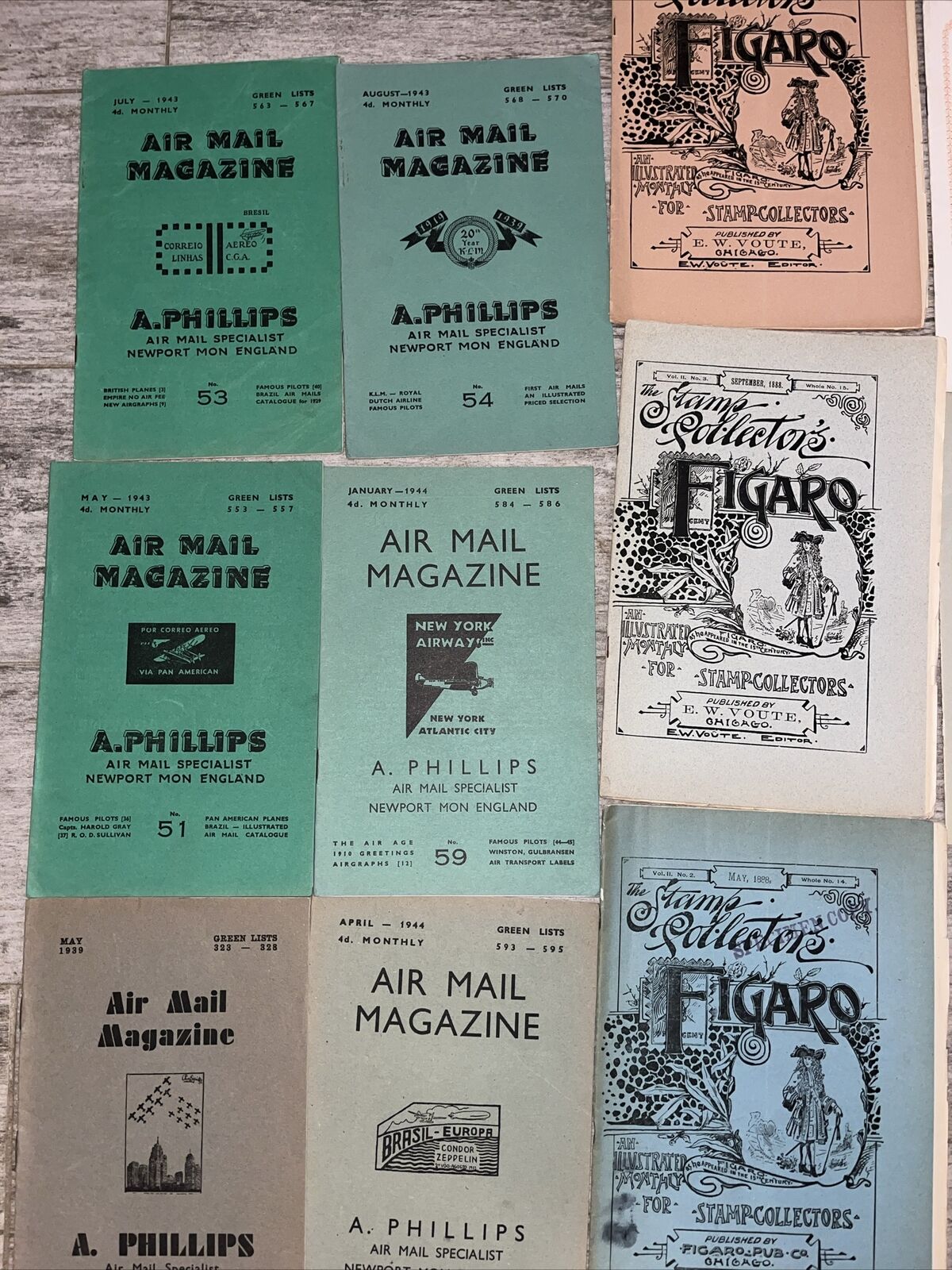 philatelic lot Late 1800s Early 1900s