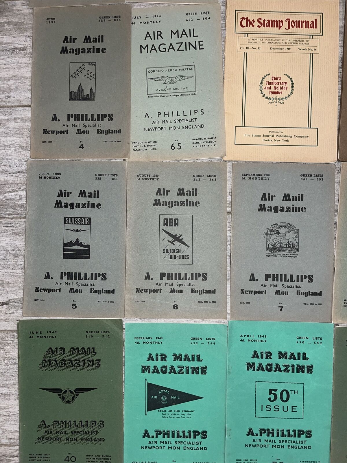 philatelic lot Late 1800s Early 1900s