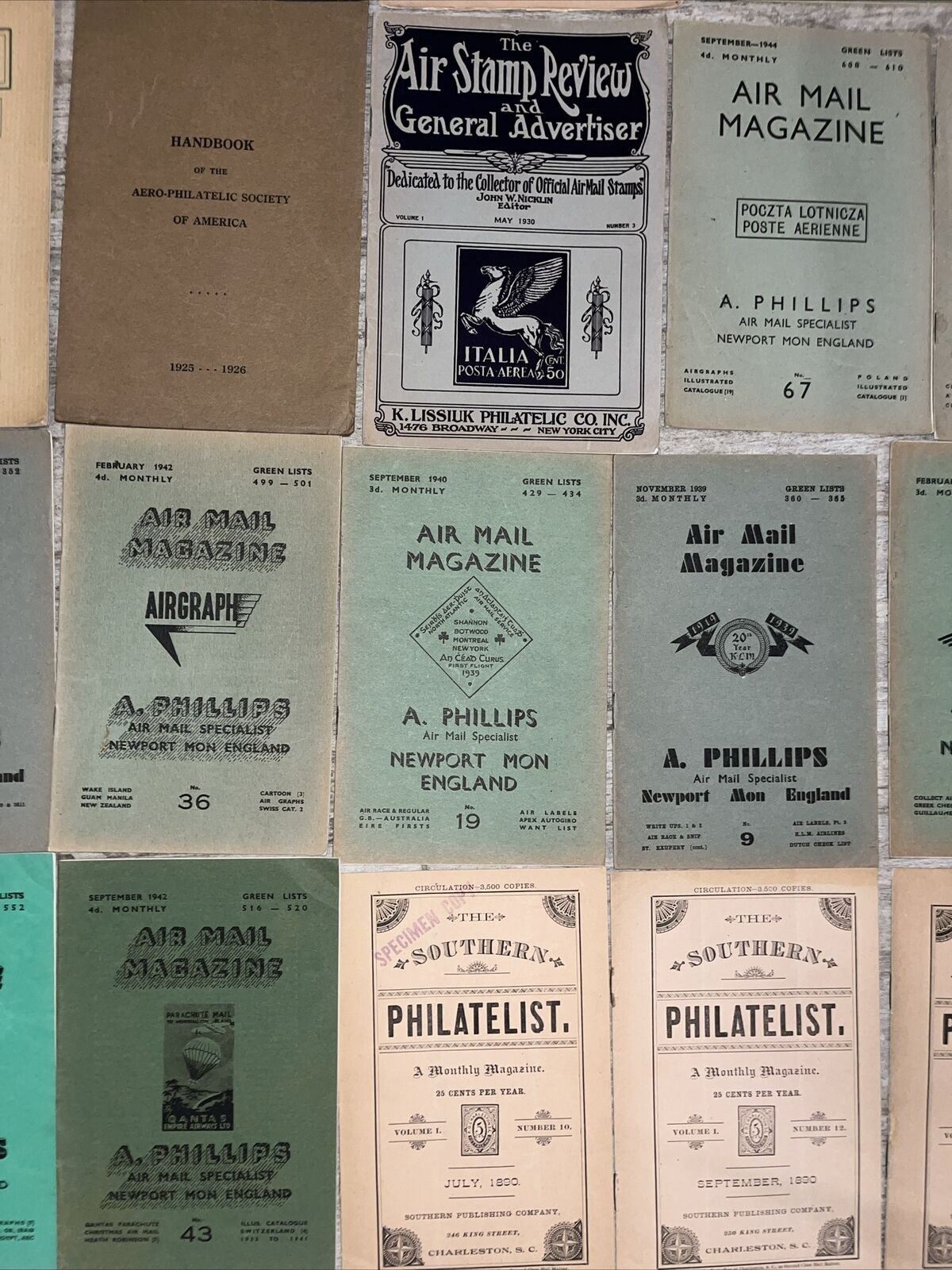 philatelic lot Late 1800s Early 1900s