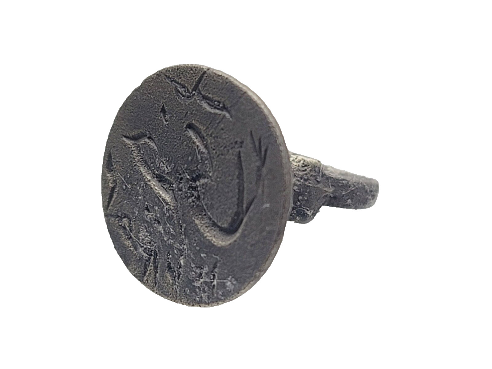 Rare Antique Bronze Royal Islamic Wax Seal Document Stamp Ottoman Royalty Mughal