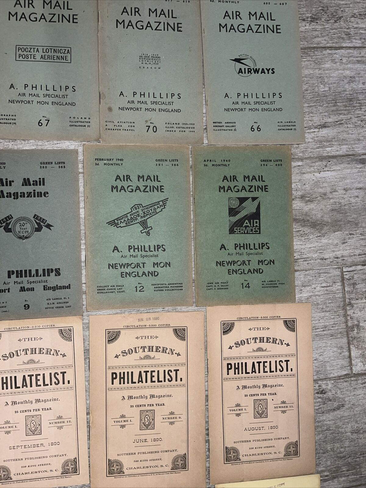 philatelic lot Late 1800s Early 1900s