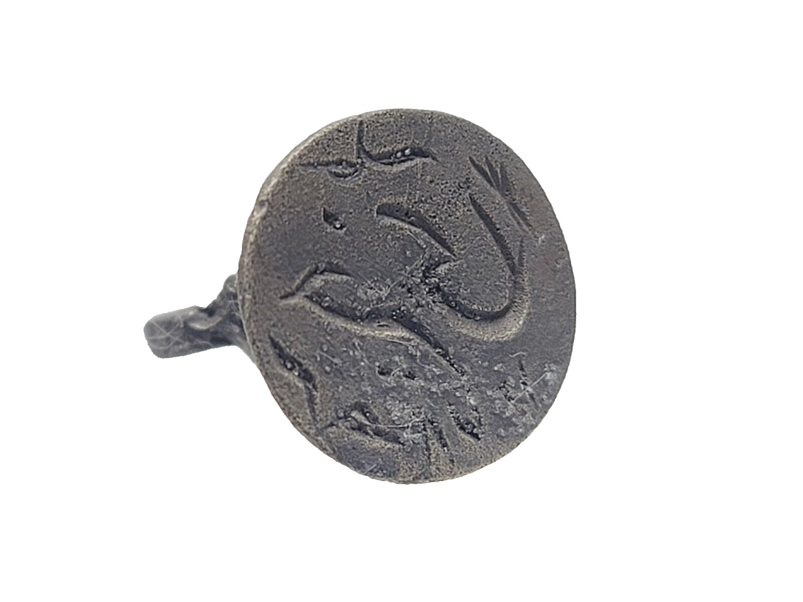 Rare Antique Bronze Royal Islamic Wax Seal Document Stamp Ottoman Royalty Mughal