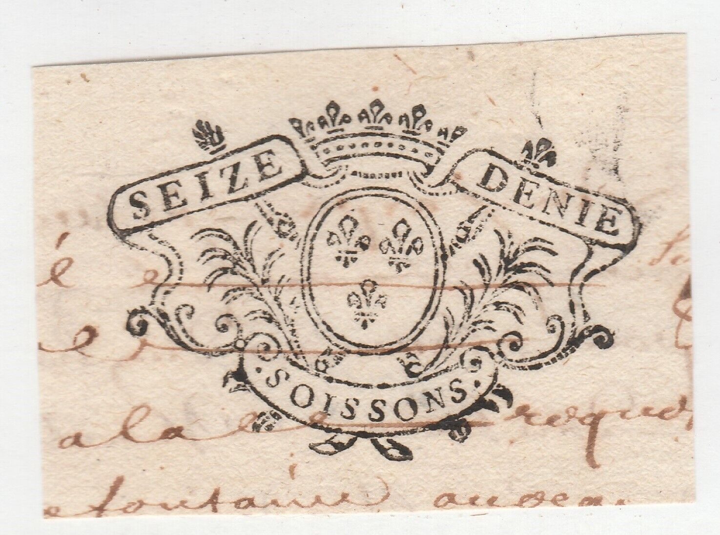 France -Very OLD- 1700's - Revenue Fiscal Stamps - p7