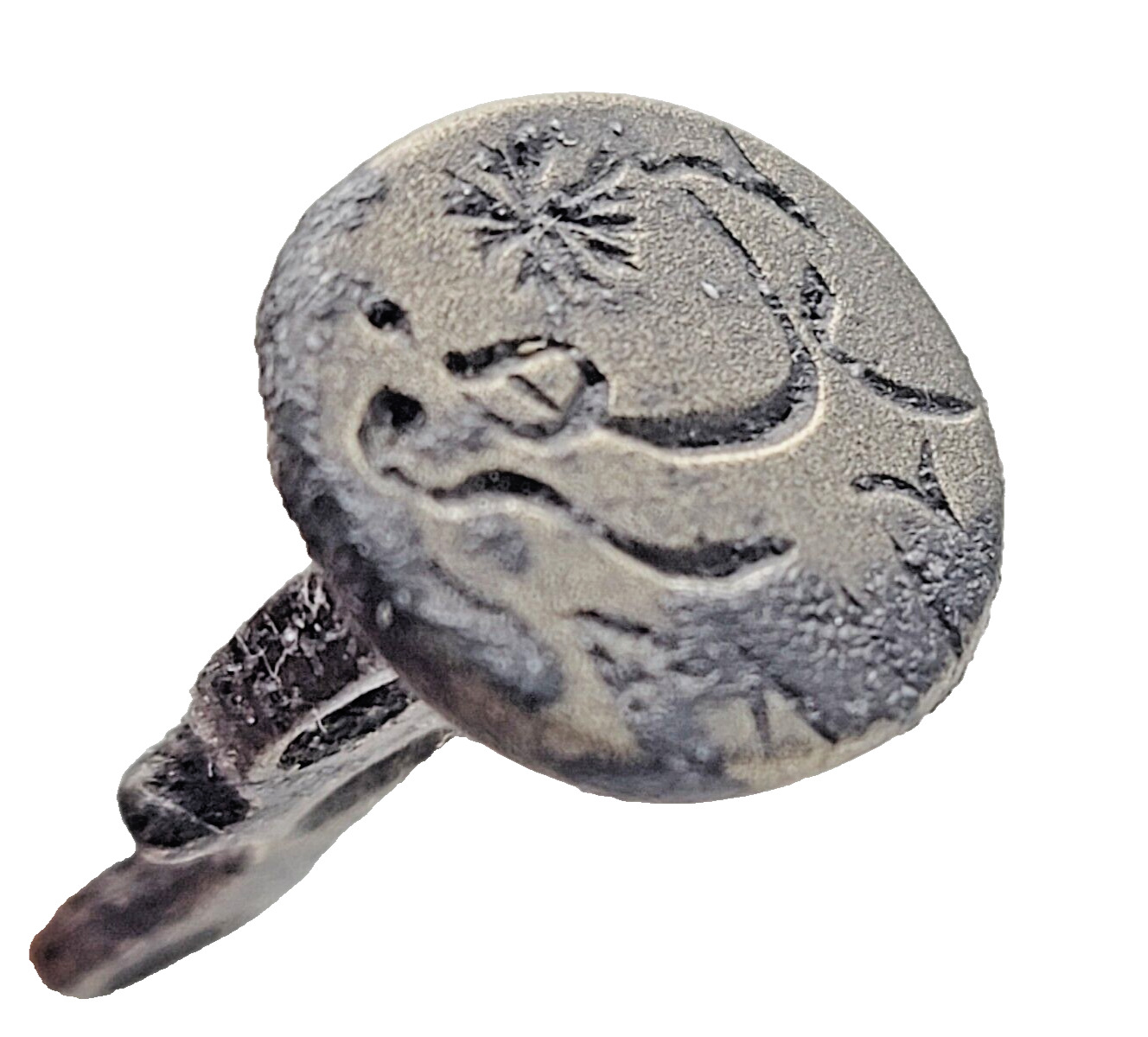 Rare Bronze Royal Islamic Wax Seal Document Stamp Ottoman Tughra Mughal Royalty