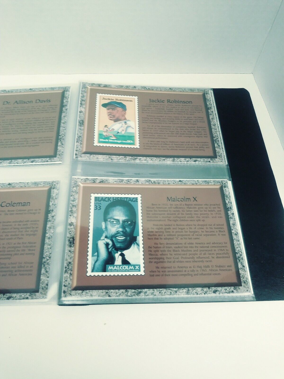 TWENTY JUMBO STAMP IMAGE POSTCARDS CELEBRATING "BLACK HERITAGE"  NEW