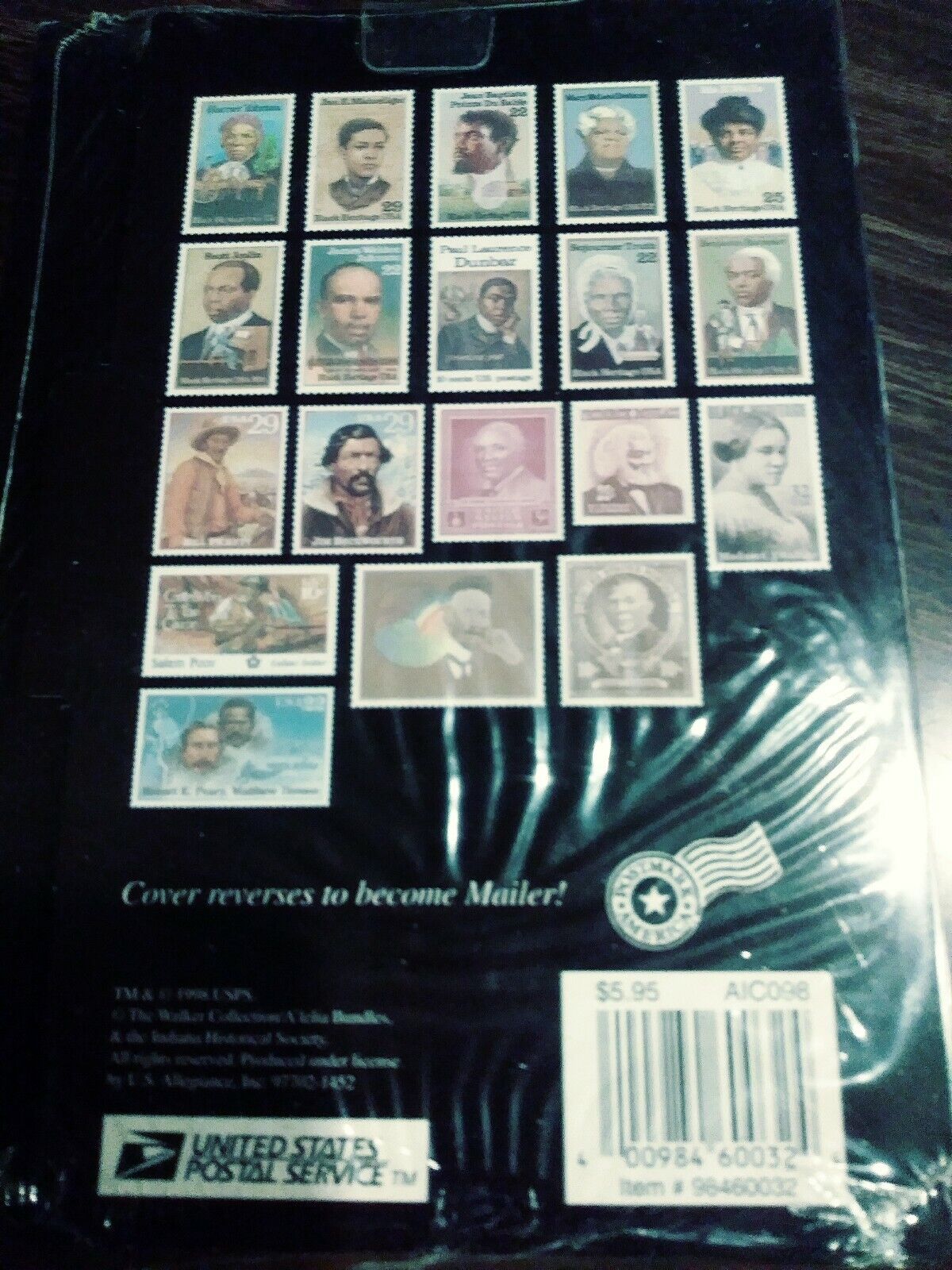 TWENTY JUMBO STAMP IMAGE POSTCARDS CELEBRATING "BLACK HERITAGE"  NEW