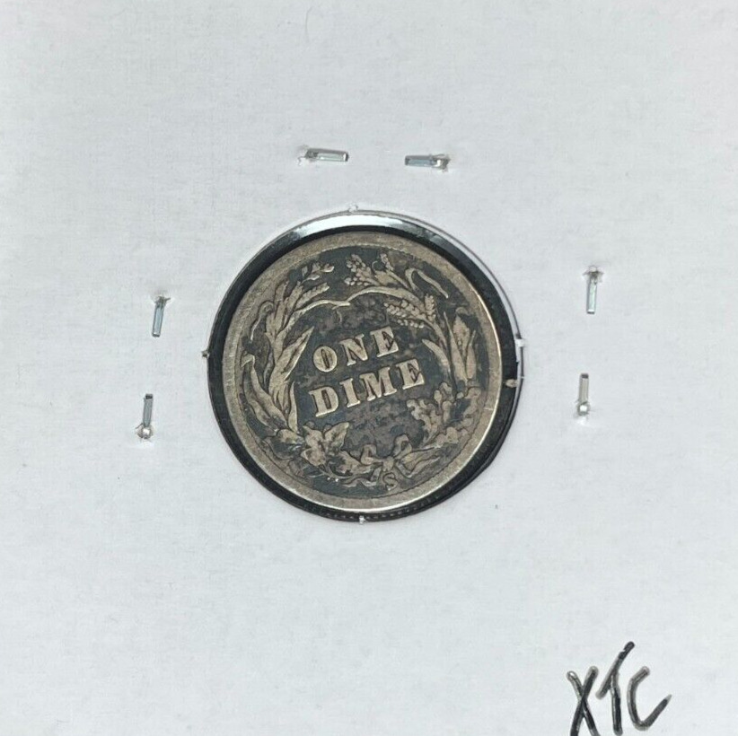 1900-S BARBER SILVER DIME ~ GOOD+ ~NICE COIN~