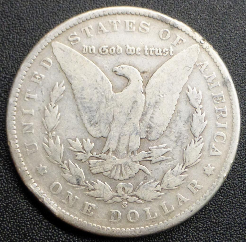 1900 S Morgan Silver Dollar, United States of America Silver $1 Coin, Semi Key
