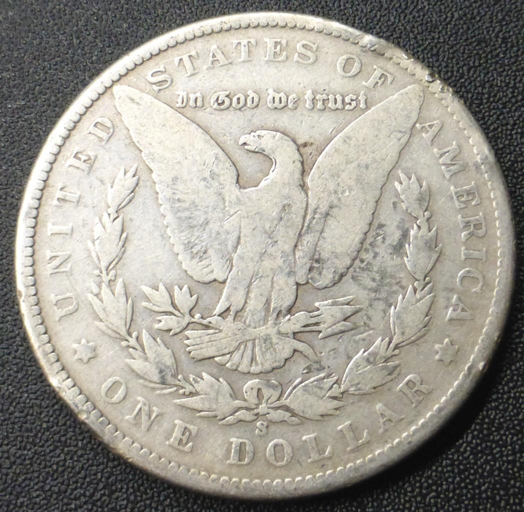 1900 S Morgan Silver Dollar, United States of America Silver $1 Coin, Semi Key