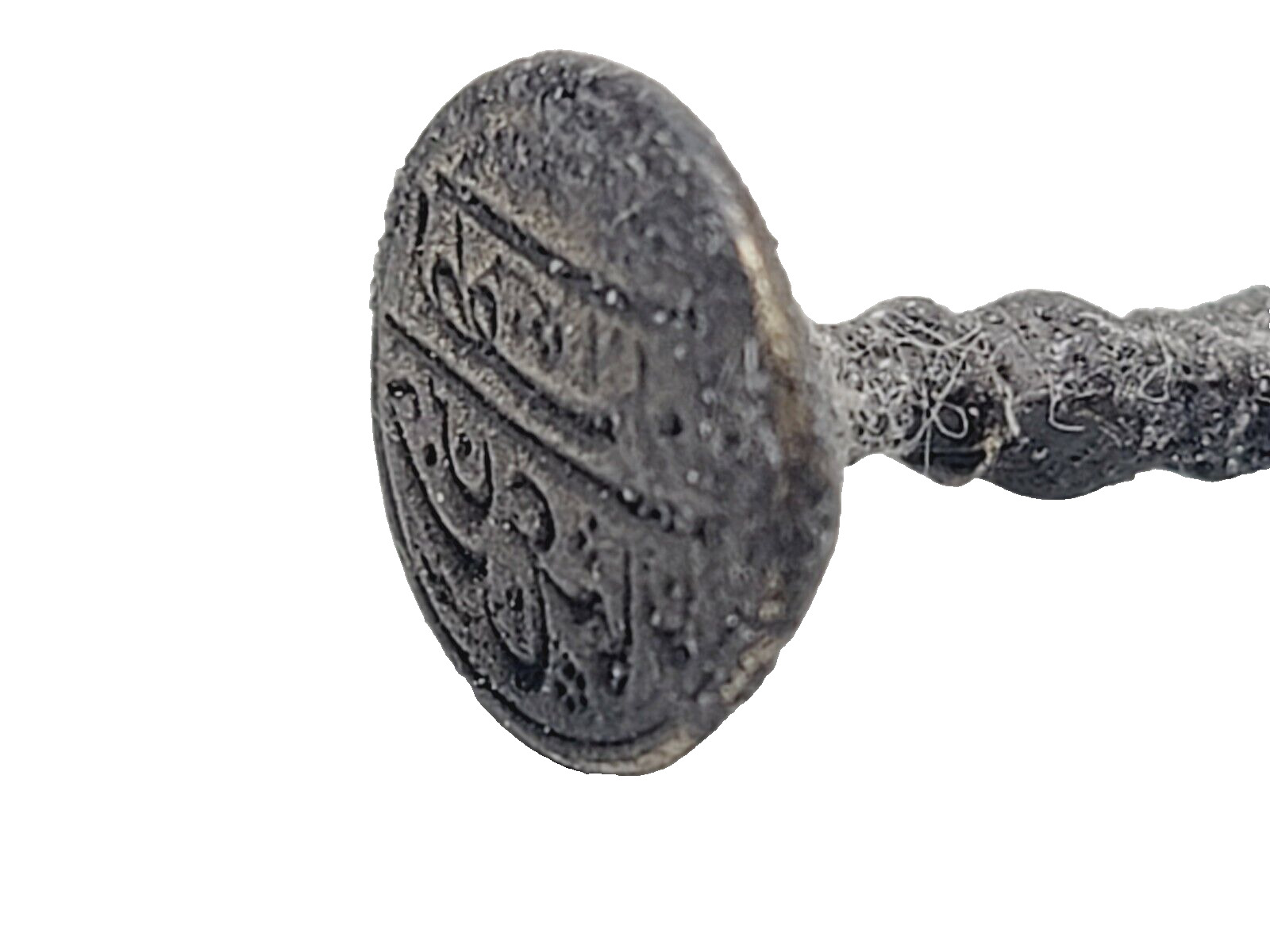 Rare Bronze Royal Islamic Wax Seal Document Stamp Ottoman Tughra Mughal Royalty