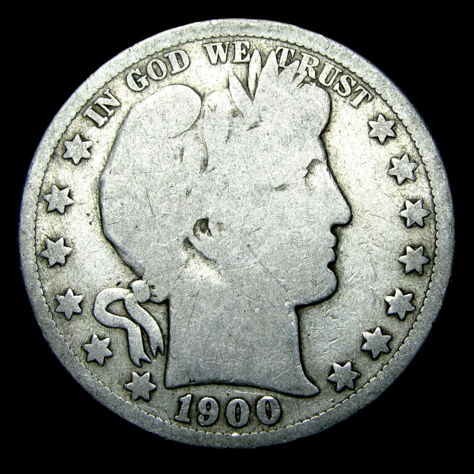 1900-S Barber Half Dollar Silver  ---- Nice Coin ---- #173F