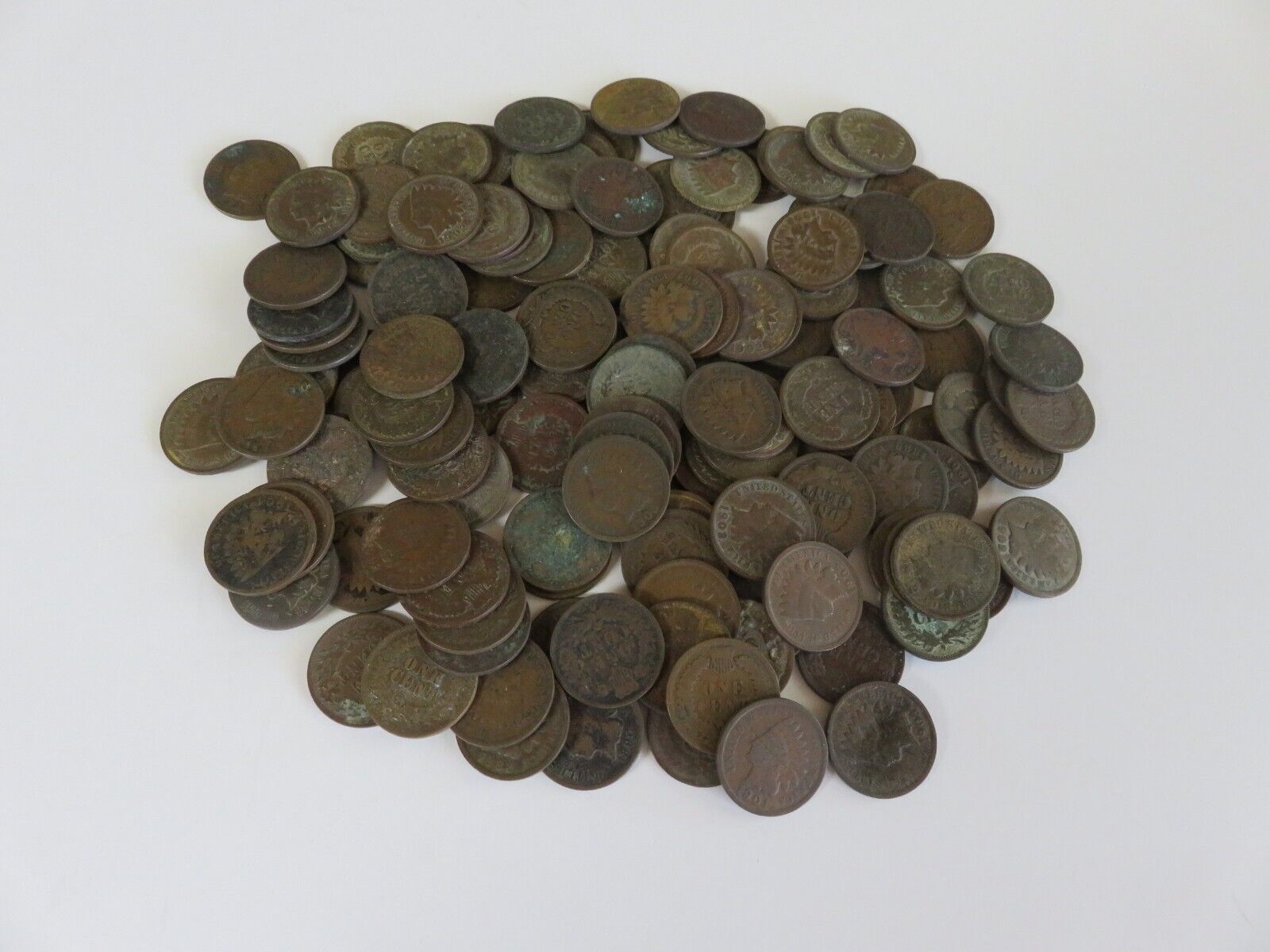 Indian Head Cents  140 COINS All 1900s / QUALITY CULL Coins
