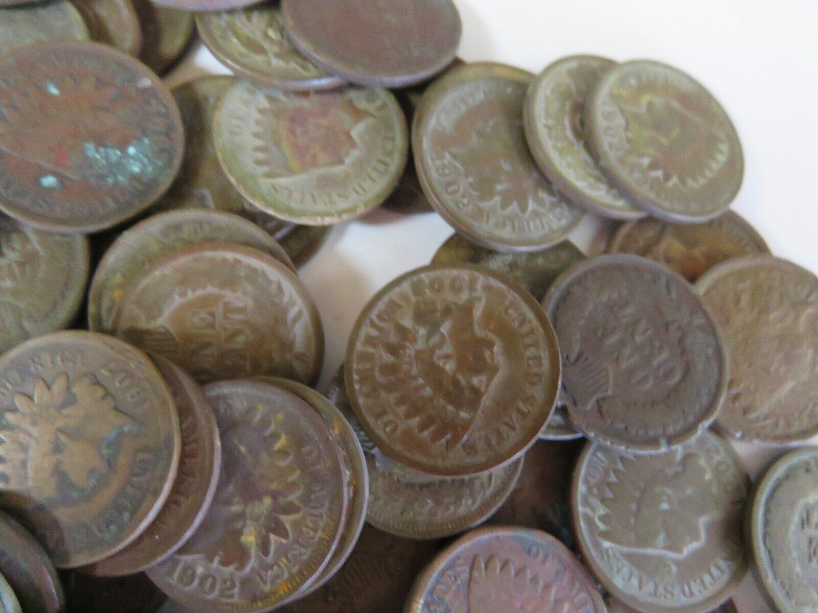 Indian Head Cents  140 COINS All 1900s / QUALITY CULL Coins