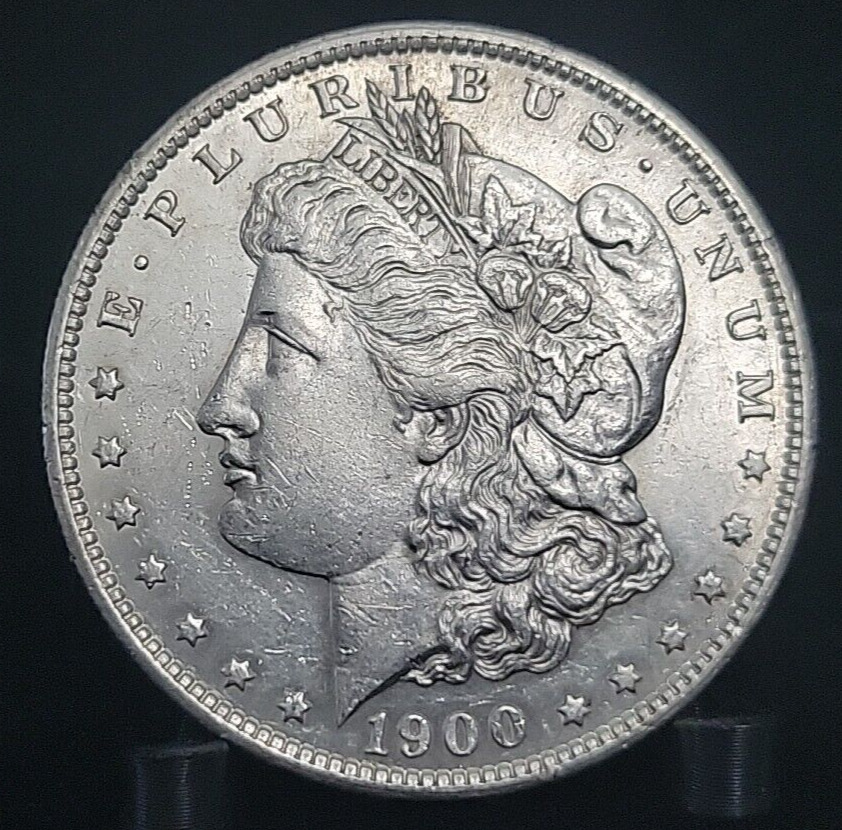 1900 S Morgan Silver Dollar AU+/BU (Detail - Lite Clean)  Gorgeous Semi Key Coin