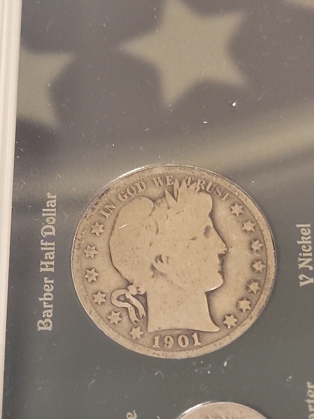 Charles Barber Coin Designer Four Coin Set 1900's