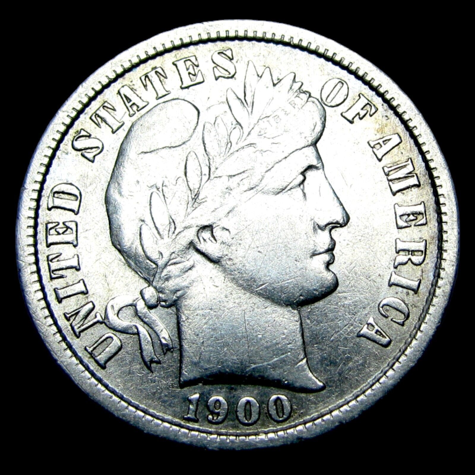 1900-S Barber Dime Silver ---- Nice Coin ---- #865S