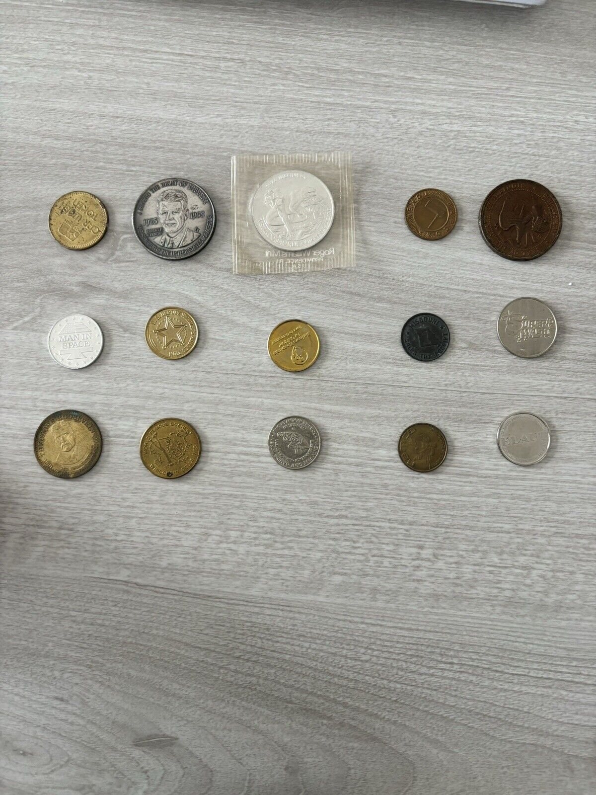 Vintage 1900s-Current Collection of 50 Assorted Tokens/Coins!
