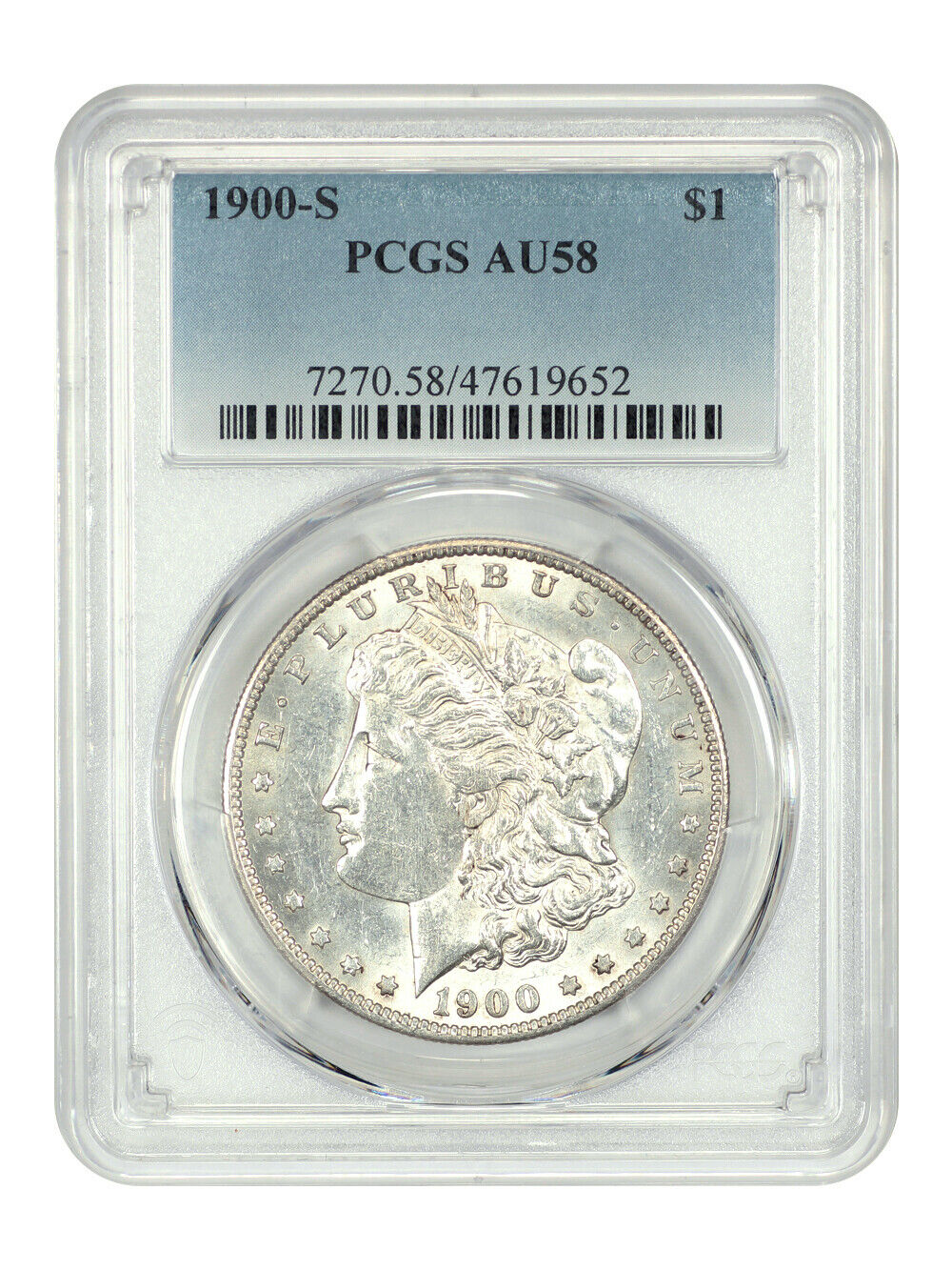 1900-S $1 PCGS AU58