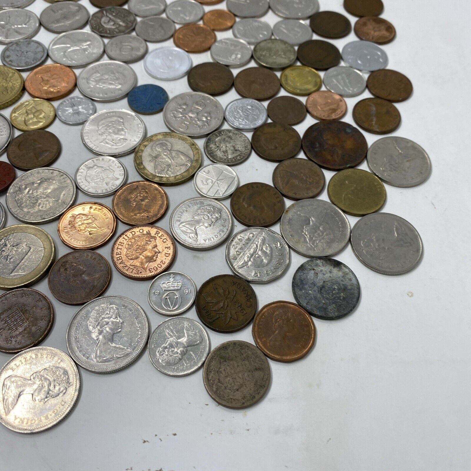 Lot of ~112 Old Foreign World Coins 1900s AG-AU Rare Collectible 🌍💰 Ships Fast