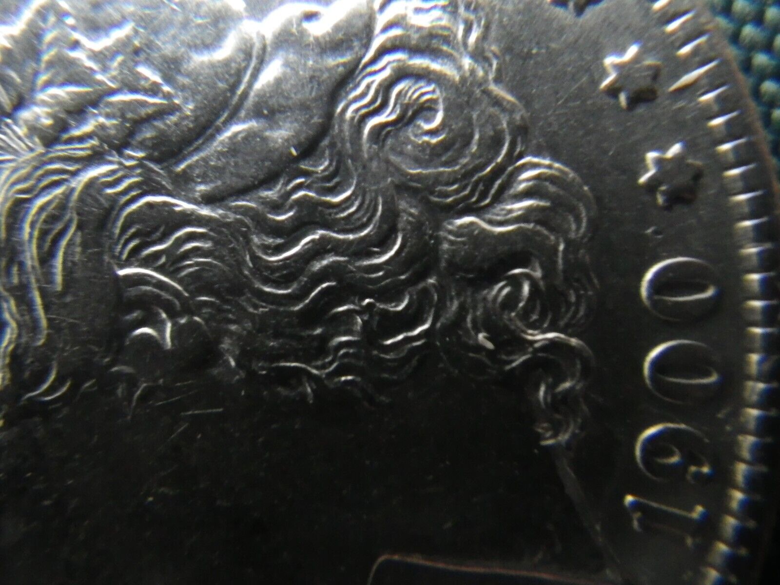 1900S MORGAN SILVER-$-BU/MS+++++V.HIGH QUALITY RARE LUSTROUS PREMIUM VALUED COIN