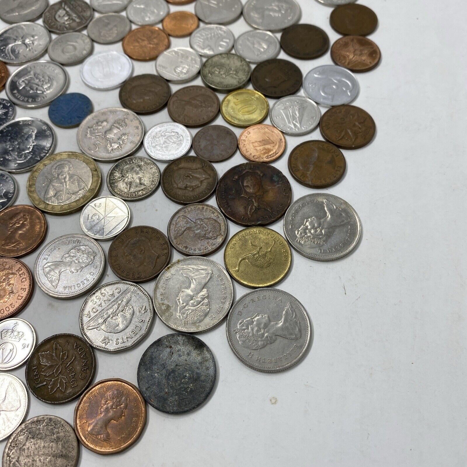 Lot of ~112 Old Foreign World Coins 1900s AG-AU Rare Collectible 🌍💰 Ships Fast