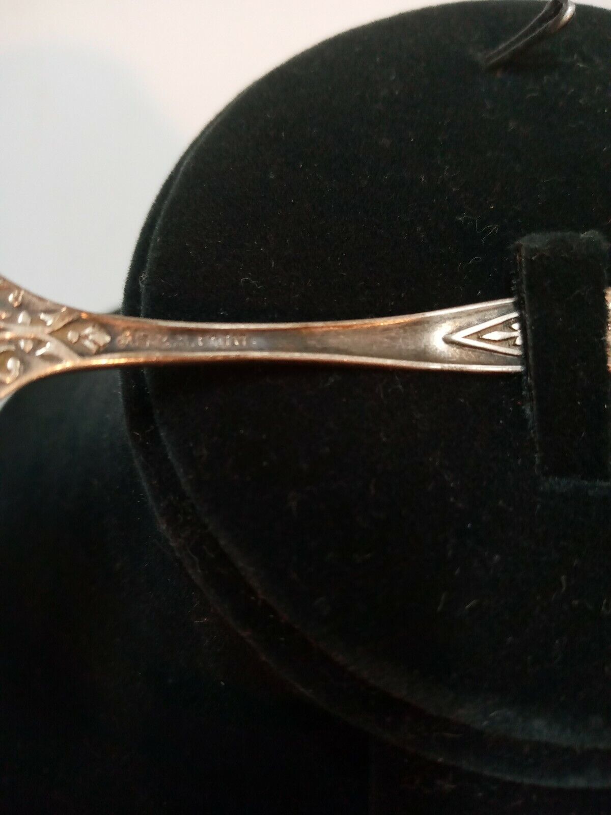 Vintage 1800's J S & S Coin Silver Spoon Pat'd 1872 (FC 43/1 D329)