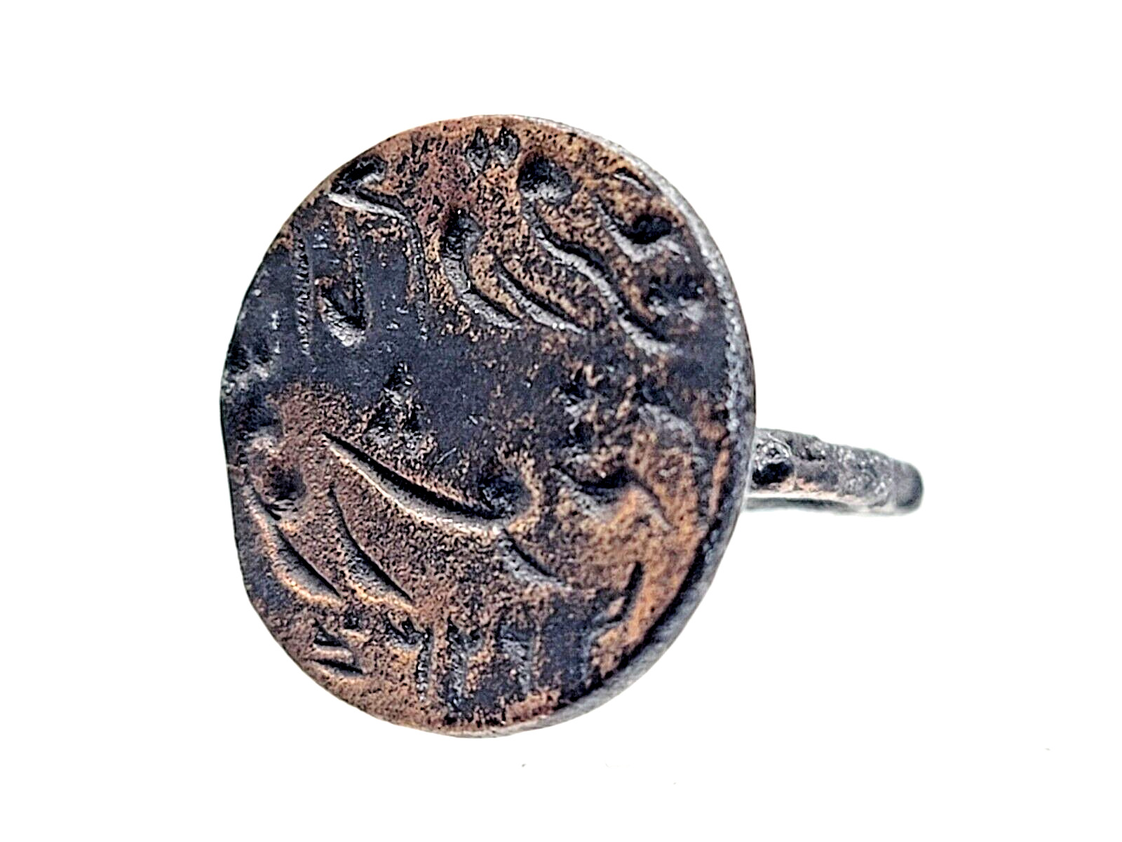 Rare Bronze Royal Islamic Wax Seal Stamp Ottoman Turkish Royalty Mughal Emperor