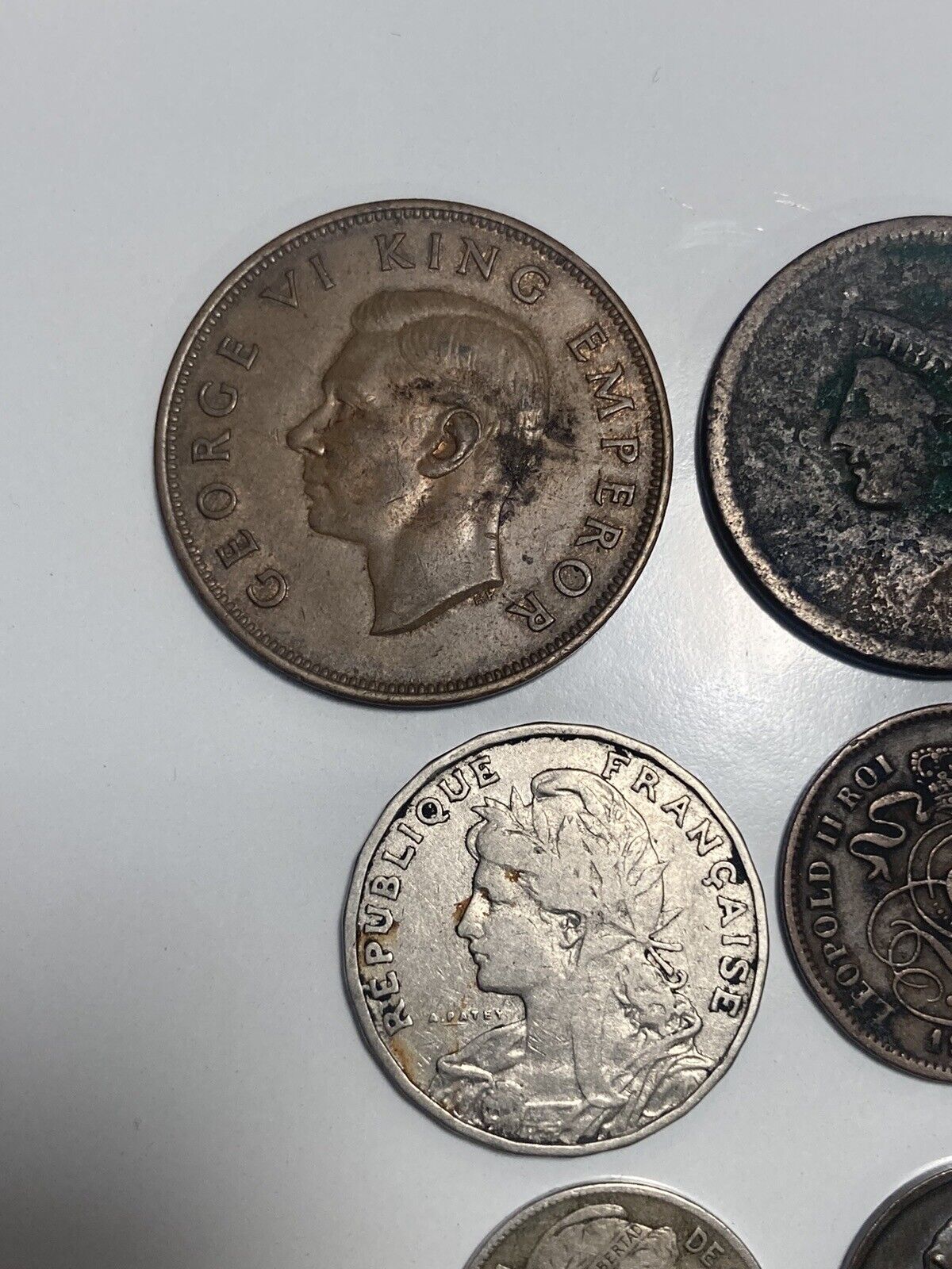 Vtg 1900s-90s USSR, New Zealand, Italy, Belgium, Columbia & More Coins Lot Of 18
