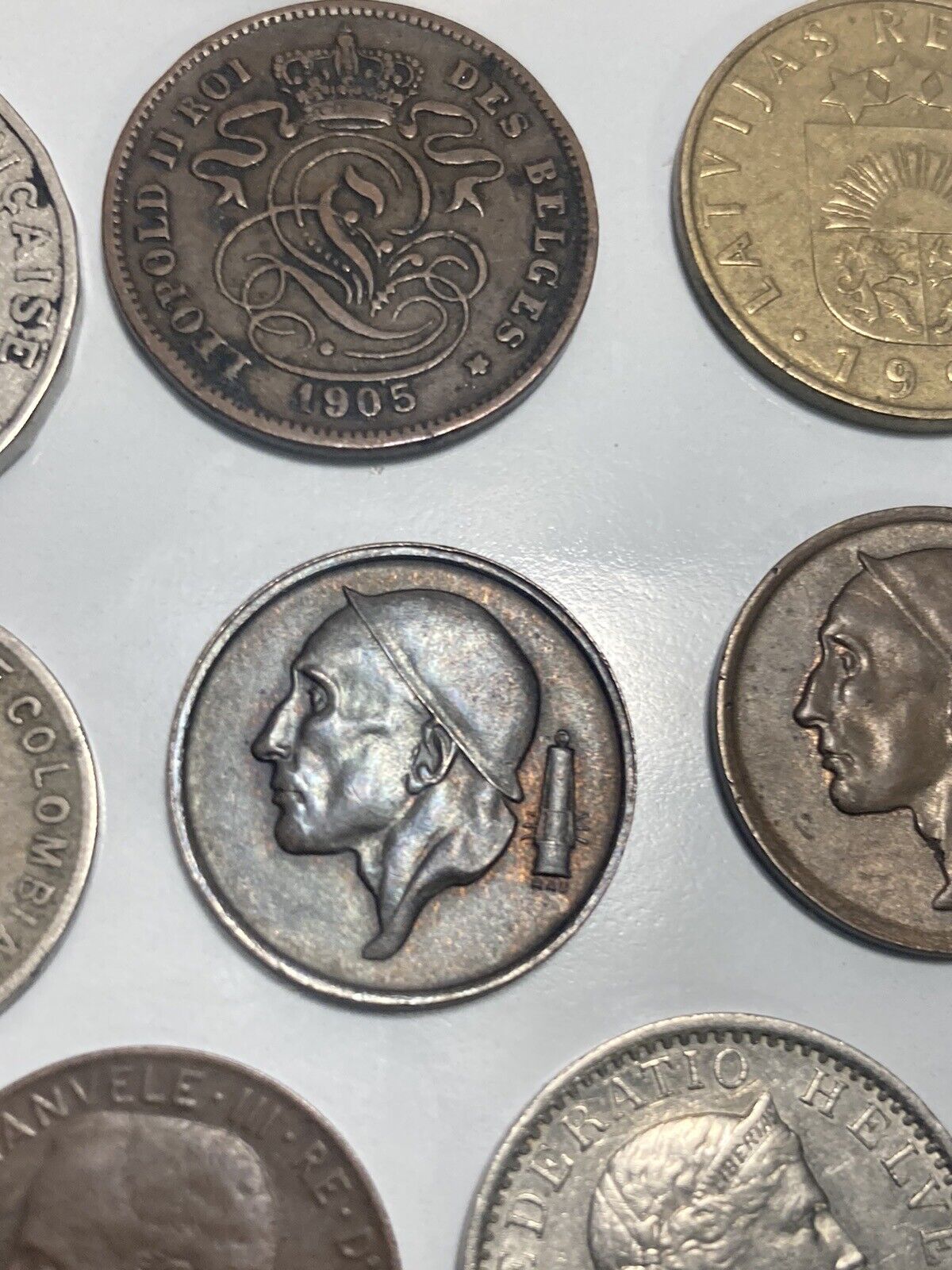 Vtg 1900s-90s USSR, New Zealand, Italy, Belgium, Columbia & More Coins Lot Of 18