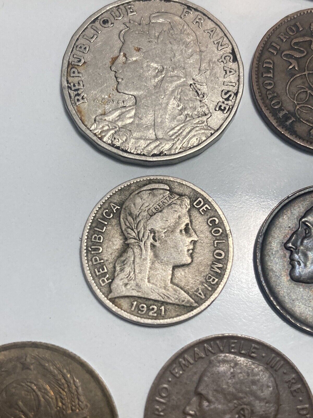 Vtg 1900s-90s USSR, New Zealand, Italy, Belgium, Columbia & More Coins Lot Of 18