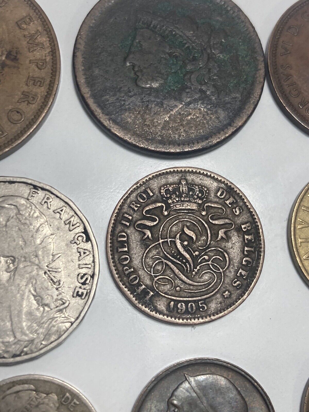Vtg 1900s-90s USSR, New Zealand, Italy, Belgium, Columbia & More Coins Lot Of 18