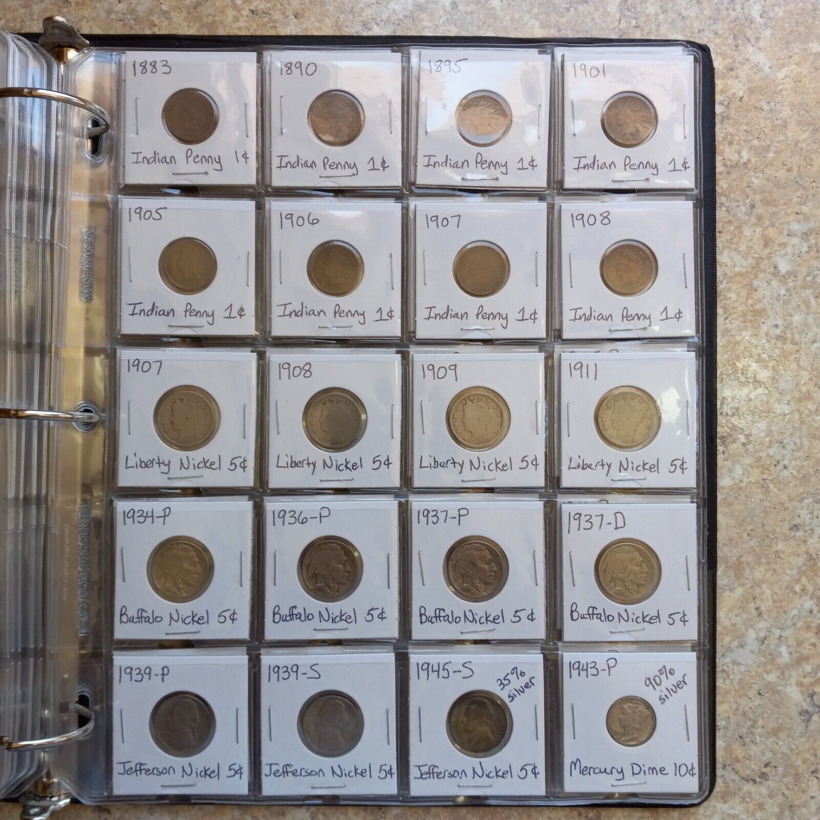 World Coin Collection Albums- 670 Different Foreign Coins 90 Different Countries