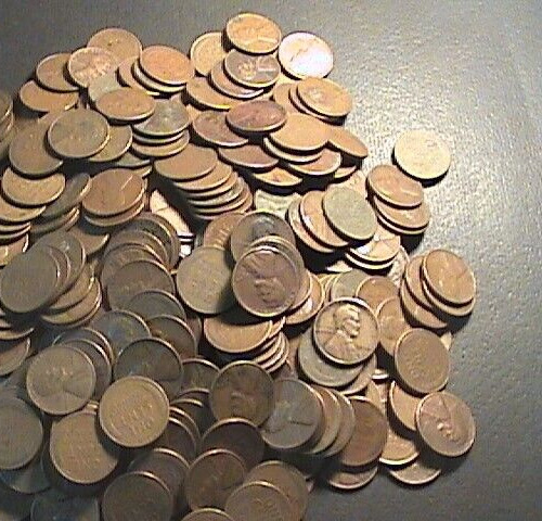 WHEAT AND INDIAN HEAD PENNY ROLL LOT 1800's-1900's P.D.S. MINTS 50 COINS