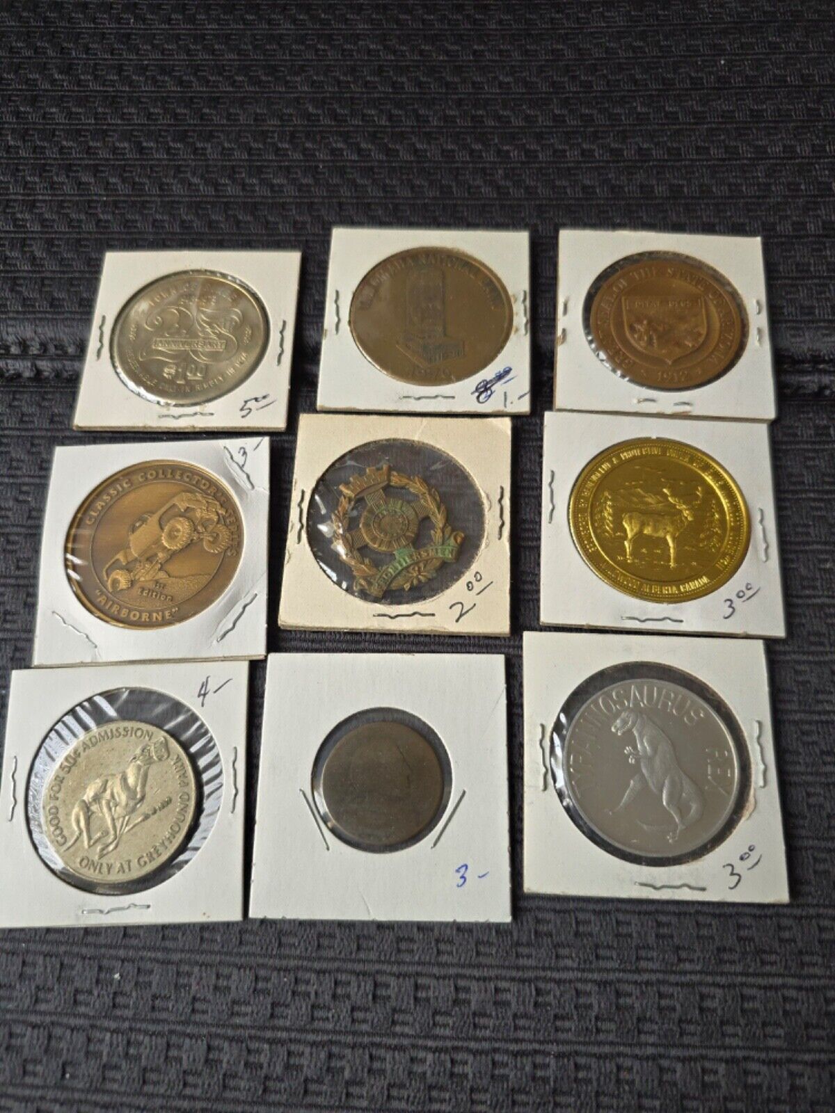 Huge Lot Collection Of around 140 Trade Tokens Medals Coins etc. 1800s-1990s