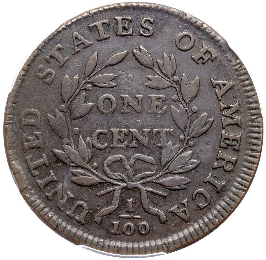 1800 S-200 R-3 PCGS VF Details Draped Bust Large Cent Coin 1c