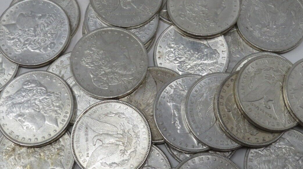 $1 Random 1800's BU Morgan Silver Dollar 90% Silver Coins Between 1878-1899 ONLY