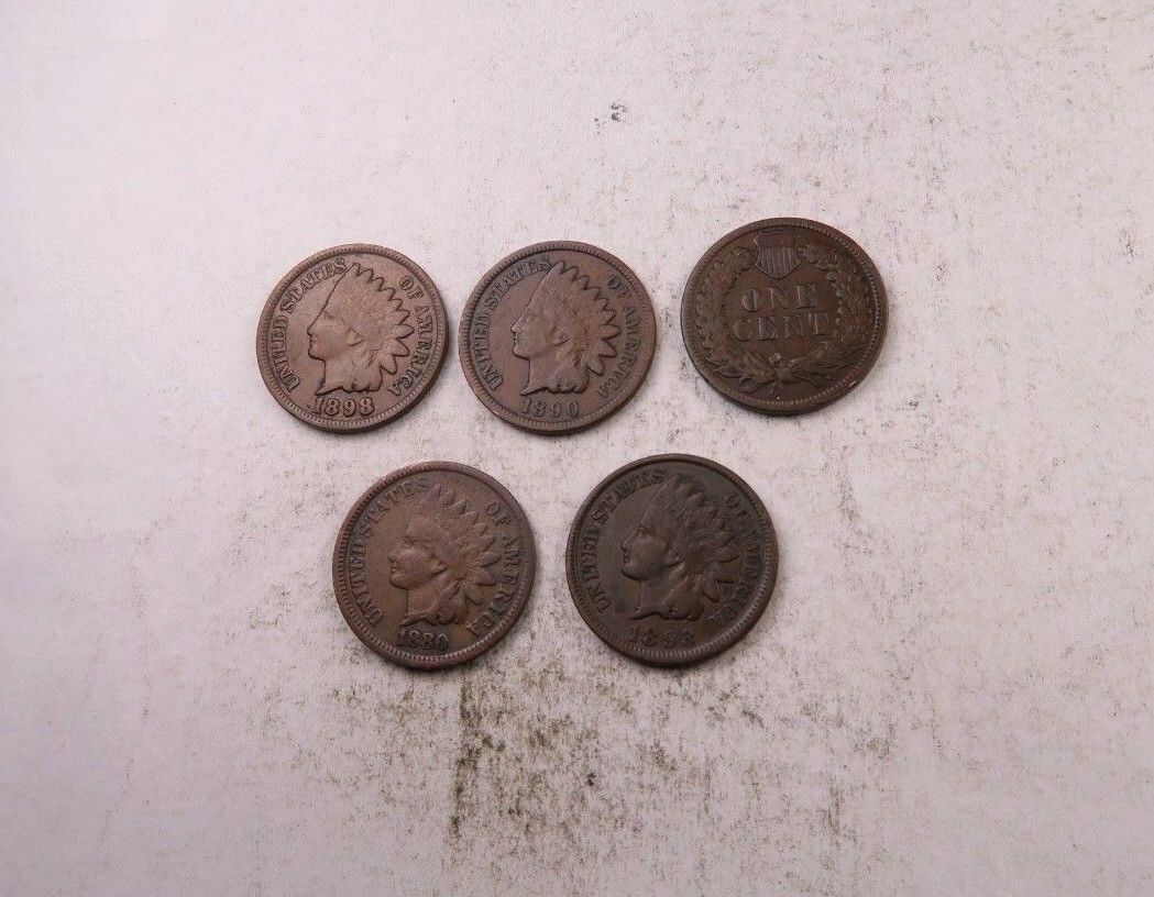 1800's Indian Head Penny ~ VG-Fine+ ~ 1859-1899 ~ 1 Coin