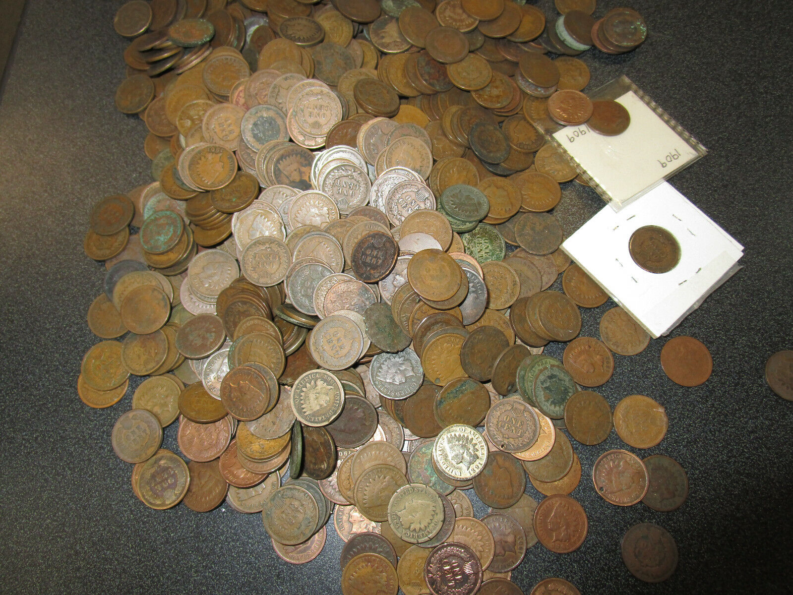 Indian Head Penny Lot 25 coins 1800's+1900's