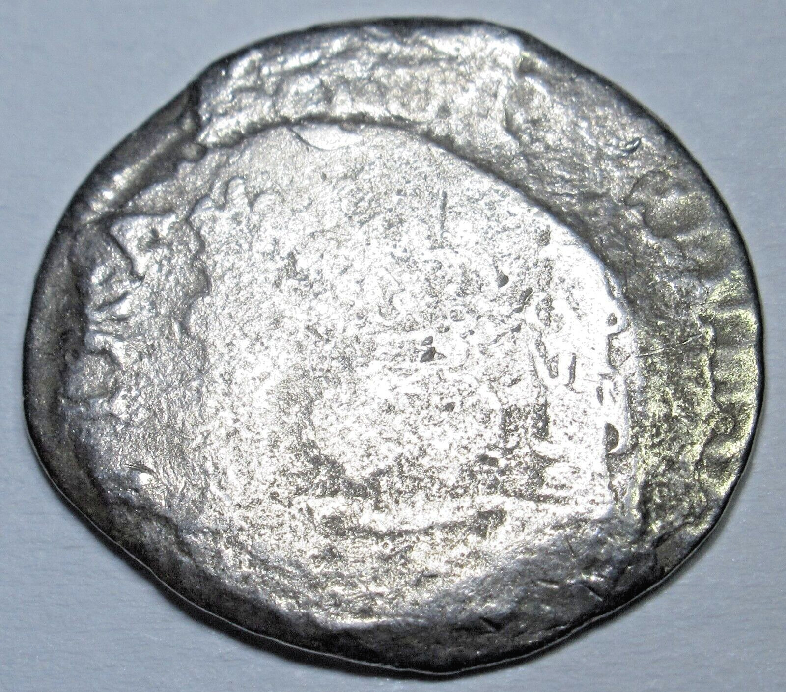 1700's El Cazador Shipwreck Spanish Silver 1 Reales Genuine Antique Pirate Coin