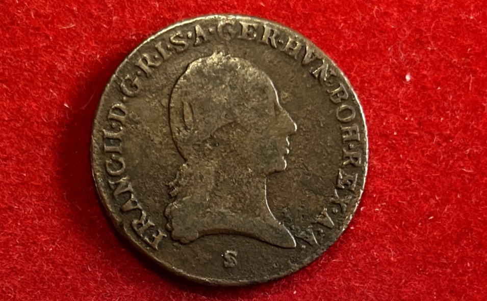 Austria 1800s 3 Kreuzer KM#2115.3 Franz II Copper Coin T642