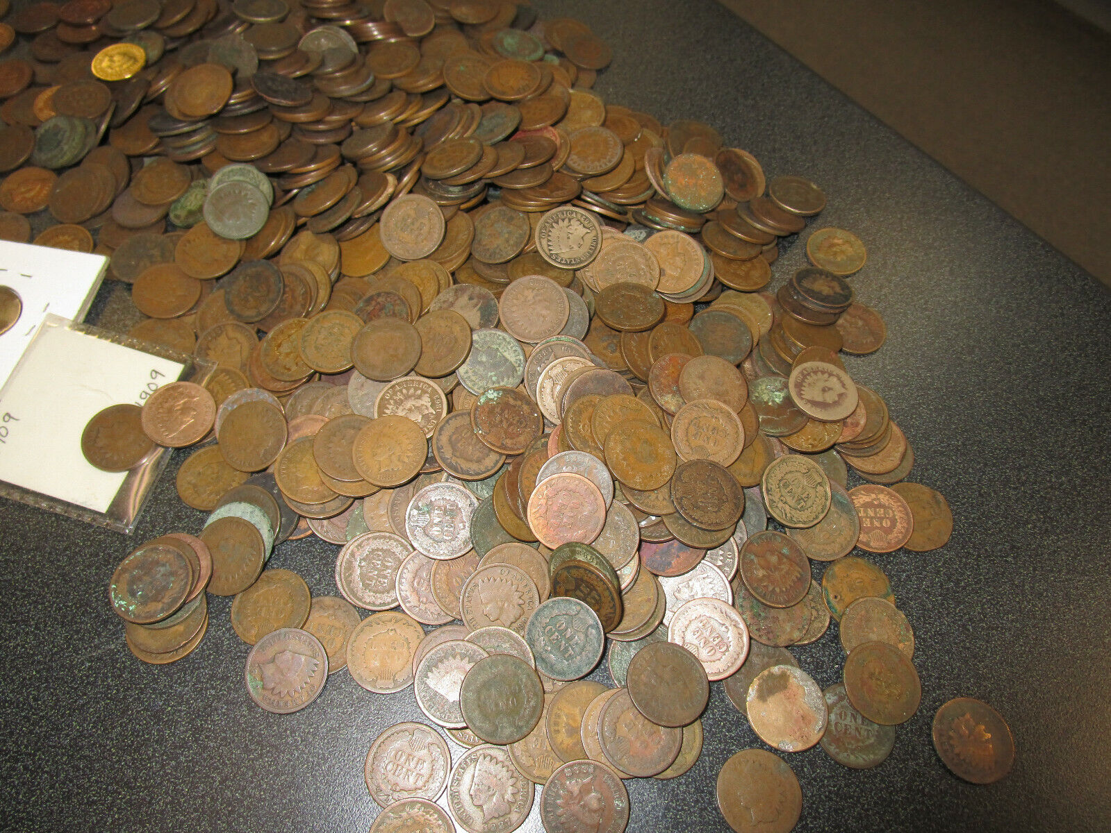 Indian Head Penny Lot 25 coins 1800's+1900's