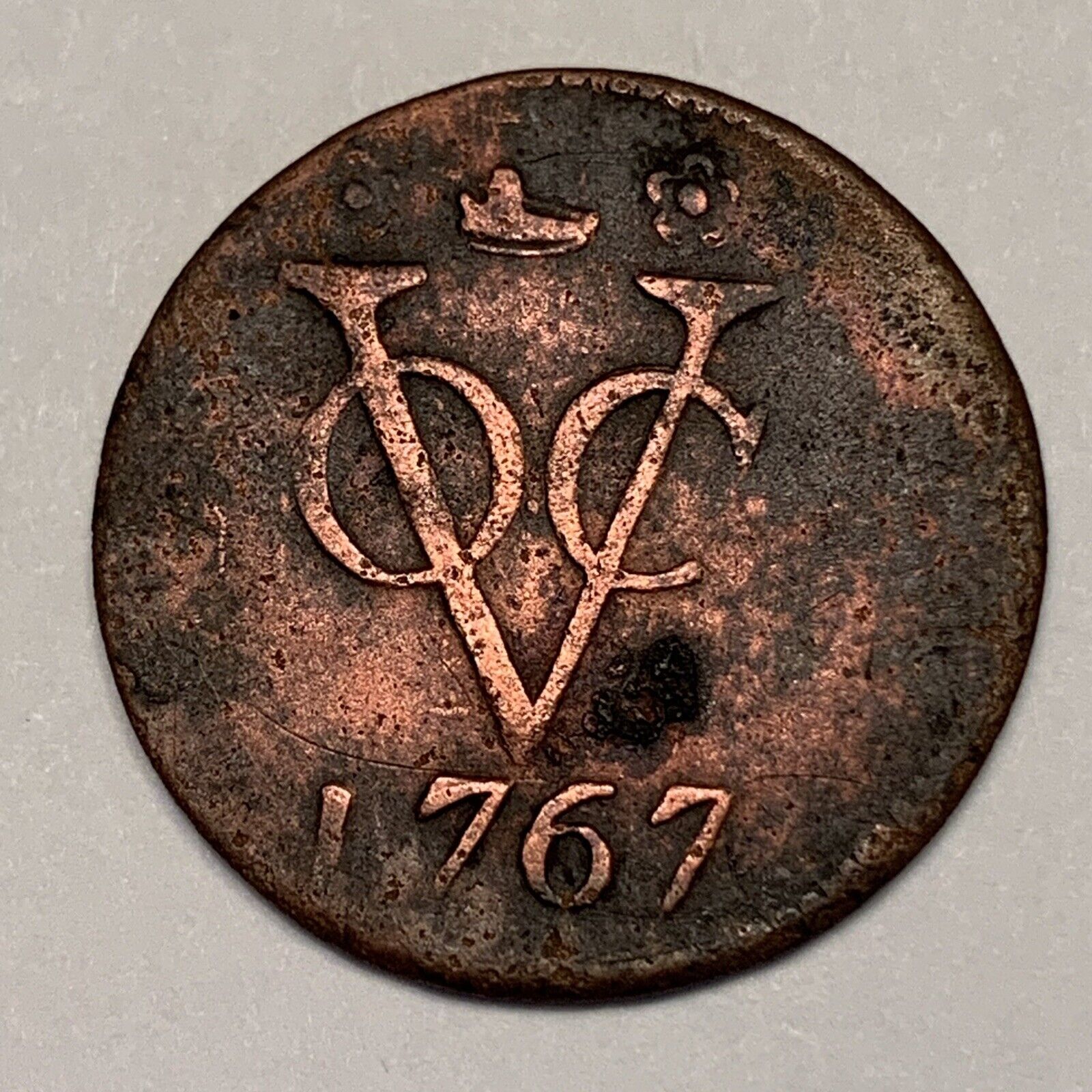 1700’s Coin - Netherlands East Indies Duit  FREE SHIPPING
