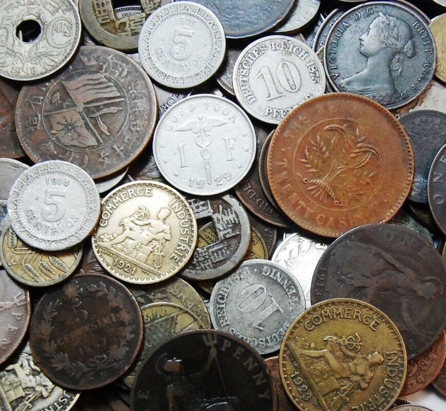 70+ Years Old, 50 Coins - Date as Far Back as the 1800's