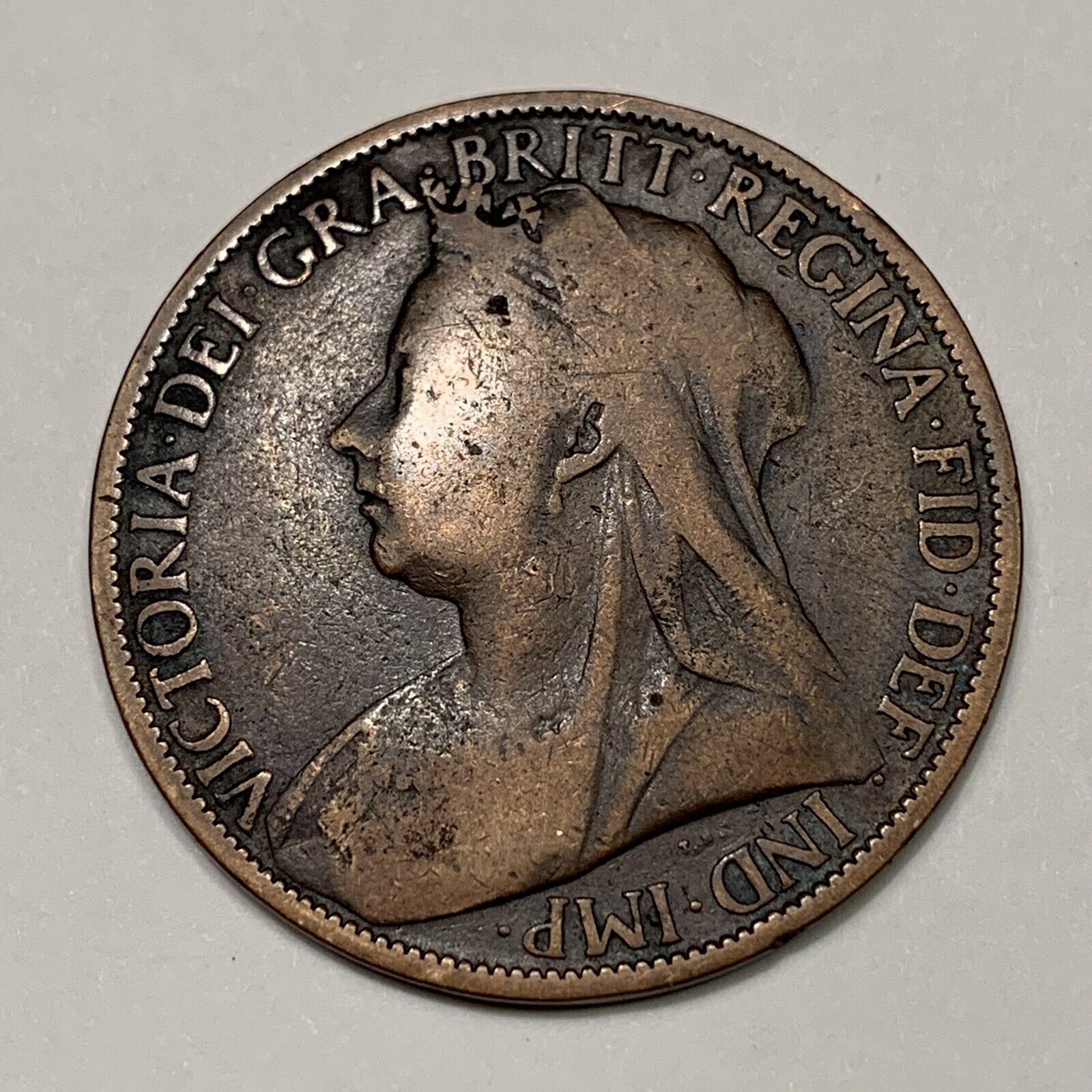 1800s And 1900s Coin - Great Britain One Penny   FREE SHIPPING