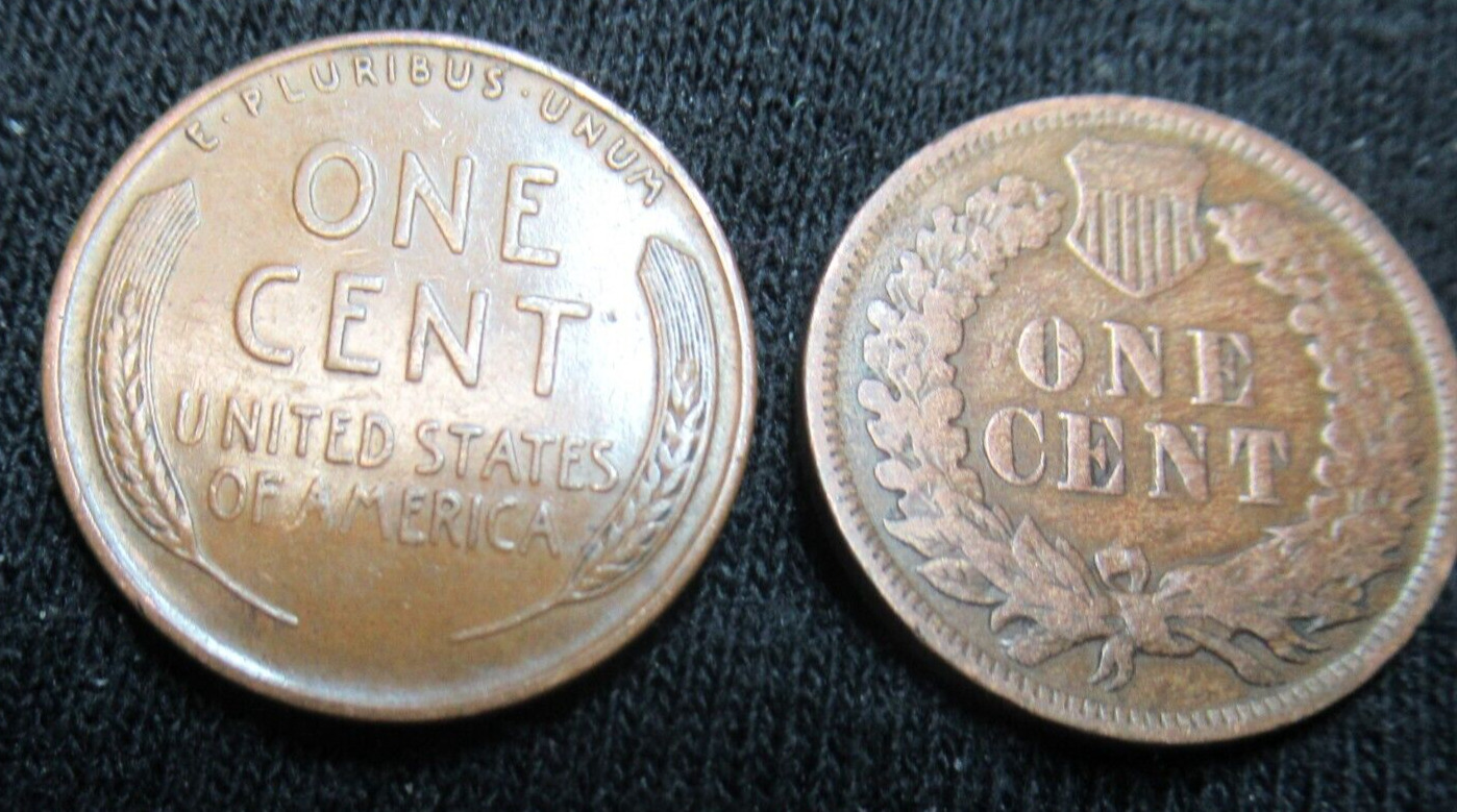 WHEAT CENT AND INDIAN HEAD CENT PENNY ROLL LOT ESTATE COIN COLLECTION